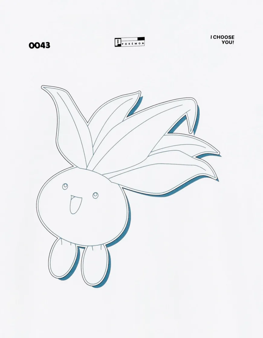 Celio Pokémon - T-shirt Mystherbe^Homme Collabs|T-Shirts
