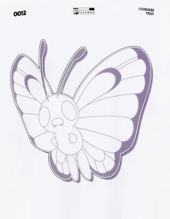 Celio Pokémon - T-shirt Papilusion^Homme Collabs|T-Shirts
