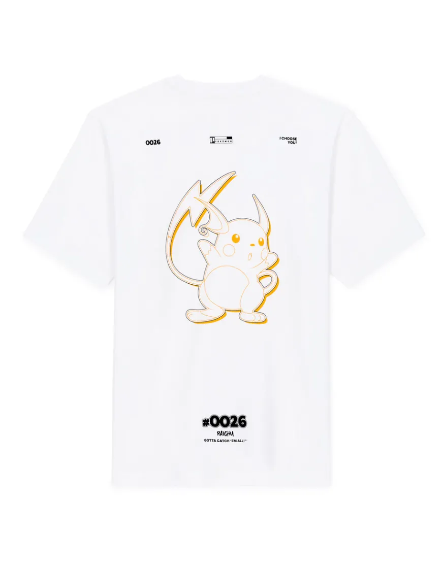 Celio Pokémon - T-shirt Raichu^Homme Collabs|T-Shirts