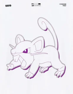 Celio Pokémon - T-shirt Rattata^Homme Collabs|T-Shirts