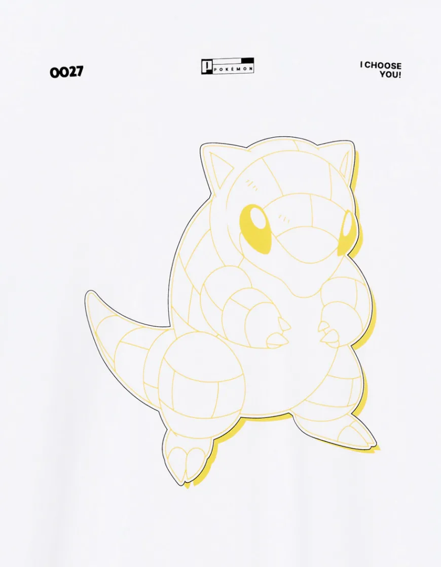 Celio Pokémon - T-shirt Sabelette^Homme Collabs|T-Shirts