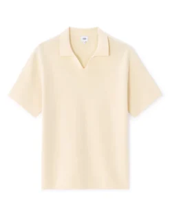 Celio Polo boxy 100% coton milano- écru^Homme Polos