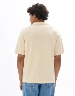 Celio Polo boxy 100% coton milano- écru^Homme Polos