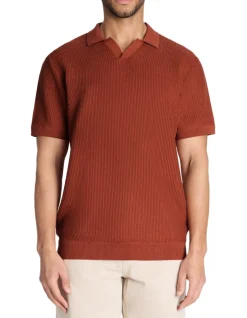 Celio Polo boxy en maille texturée 100% coton -^Homme Polos