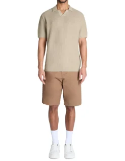 Celio Polo boxy en maille texturée 100% coton -^Homme Polos