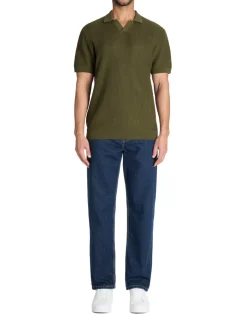 Celio Polo boxy en maille texturée 100% coton -^Homme Polos