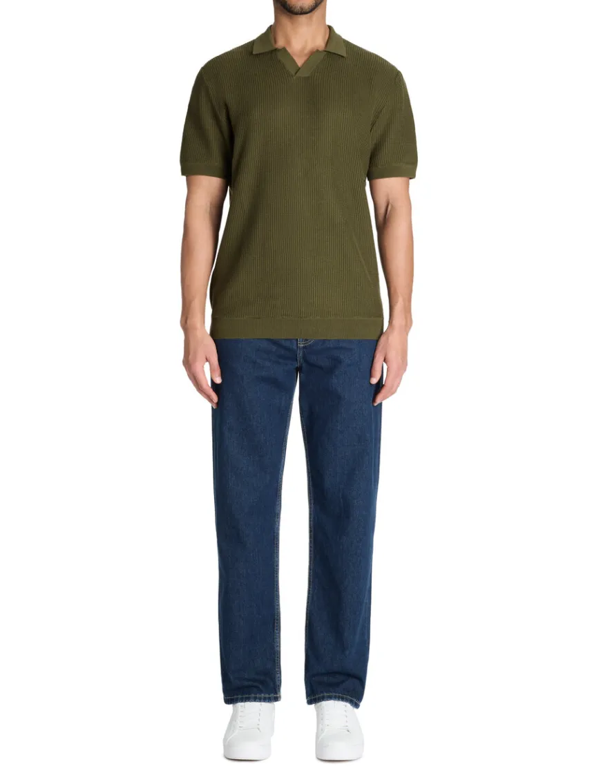 Celio Polo boxy en maille texturée 100% coton -^Homme Polos
