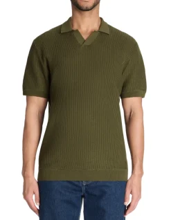 Celio Polo boxy en maille texturée 100% coton -^Homme Polos