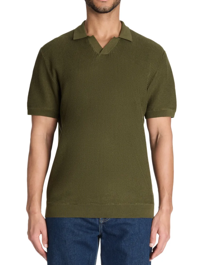 Celio Polo boxy en maille texturée 100% coton -^Homme Polos