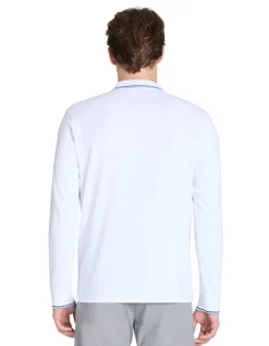 Celio Polo piqué manches longues en coton -^Homme Polos