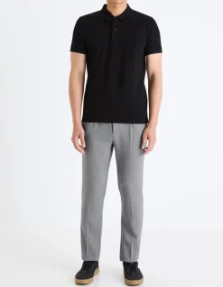 Celio Polo piqué regular 100% coton -^Homme Polos
