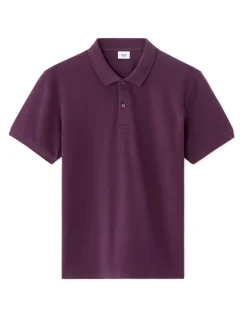 Celio Polo piqué regular 100% coton - violet^Homme Polos