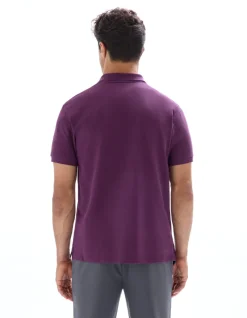 Celio Polo piqué regular 100% coton - violet^Homme Polos