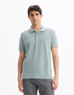 Celio Polo piqué regular 100% coton -^Homme Polos