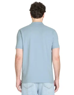 Celio Polo piqué regular 100% coton - bleu^Homme Polos