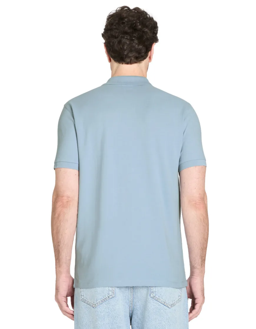 Celio Polo piqué regular 100% coton - bleu^Homme Polos