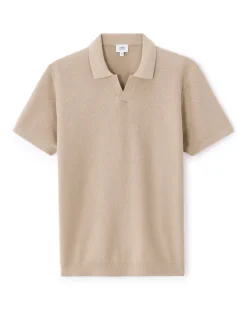 Celio Polo piqué regular 100% Coton tricot - beige^Homme Polos