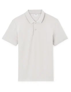 Celio Polo piqué regular 100% coton - gris clair^Homme Polos