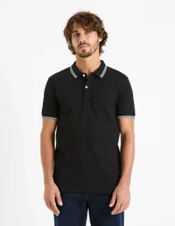 Celio Polo piqué slim en coton stretch -^Homme Polos