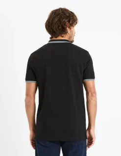 Celio Polo piqué slim en coton stretch -^Homme Polos