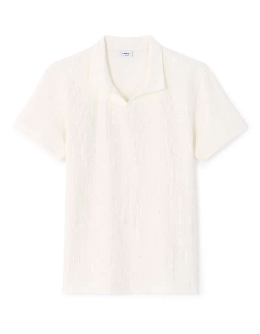 Celio Polo regular 100% coton - beige^Homme Polos