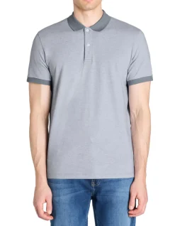 Celio Polo regular 100% coton - bleu^Homme Polos