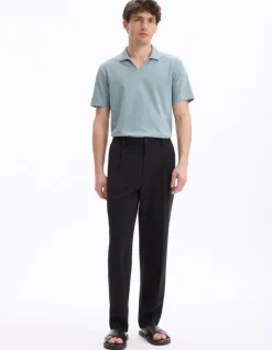 Celio Polo regular col cubain en coton mélangé -^Homme Polos