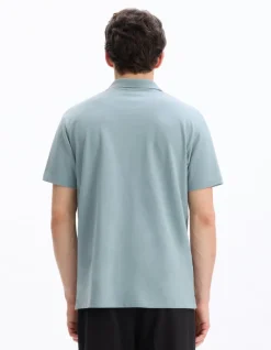 Celio Polo regular col cubain en coton mélangé -^Homme Polos