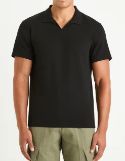 Celio Polo regular col cubain en coton mélangé -^Homme Polos