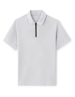 Celio Polo regular Coolmax - gris clair^Homme Polos