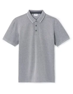 Celio Polo regular coton mélangé - bleu^Homme Polos