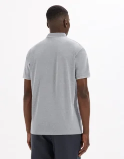 Celio Polo regular coton mélangé - bleu^Homme Polos