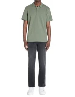 Celio Polo regular coton mélangé - kaki^Homme Polos