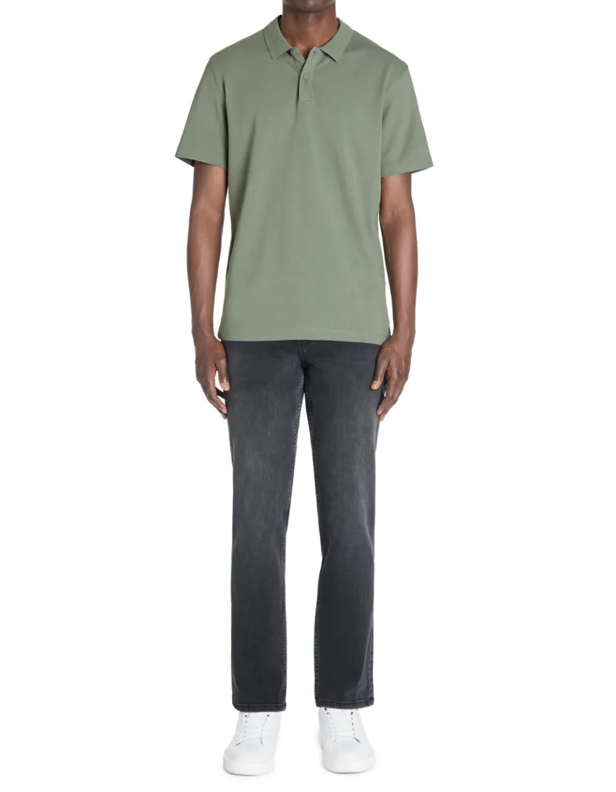 Celio Polo regular coton mélangé - kaki^Homme Polos