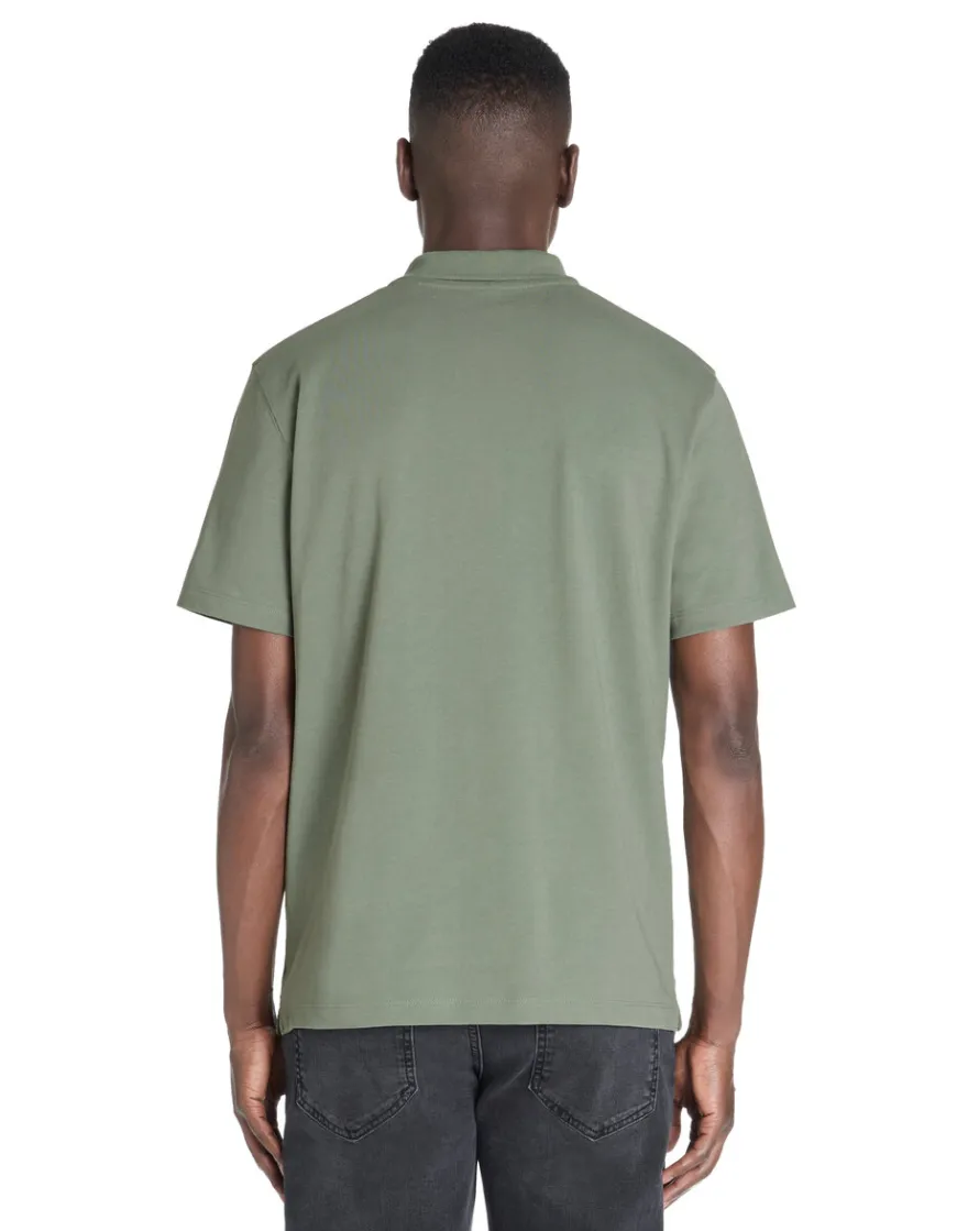 Celio Polo regular coton mélangé - kaki^Homme Polos