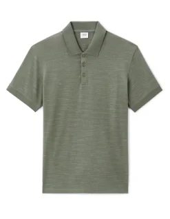 Celio Polo regular coton mélangé - kaki^Homme Polos