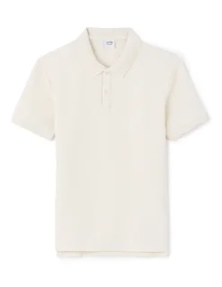 Celio Polo regular en coton stretch - beige^Homme Polos