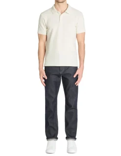 Celio Polo regular en coton stretch - beige^Homme Polos