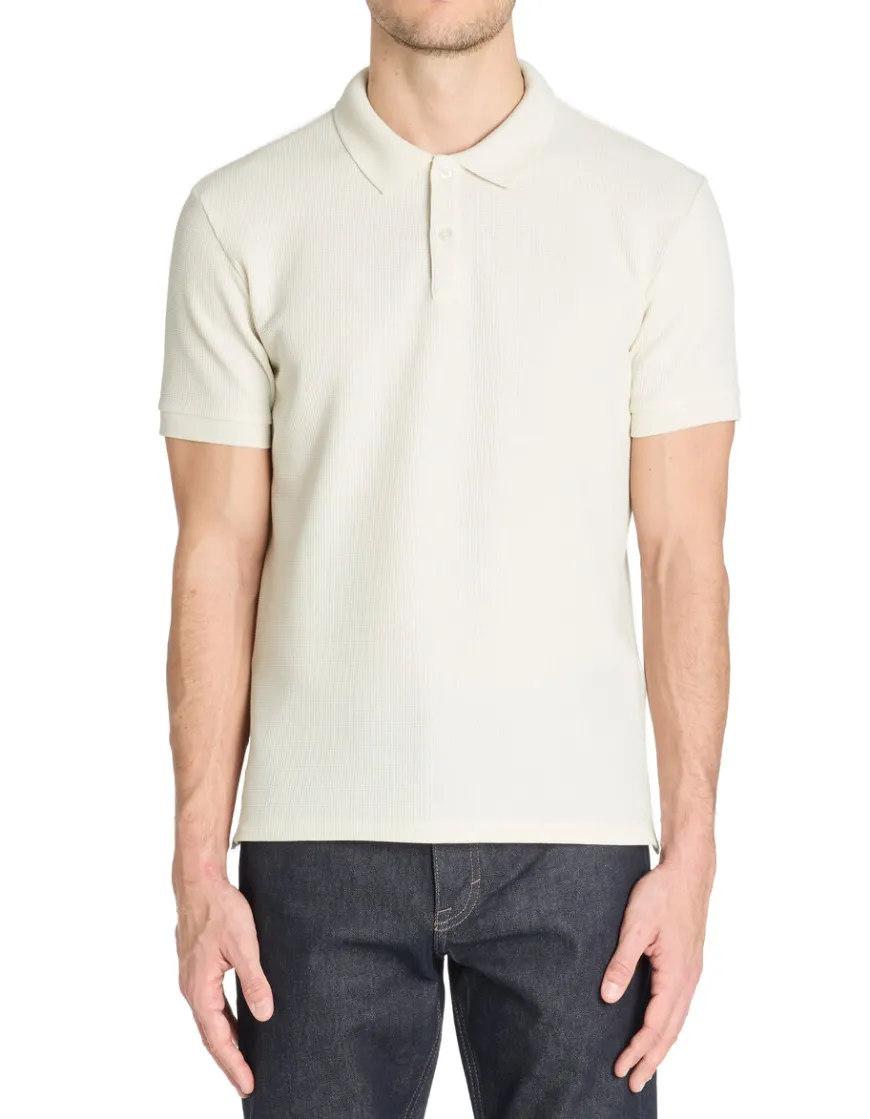 Celio Polo regular en coton stretch - beige^Homme Polos