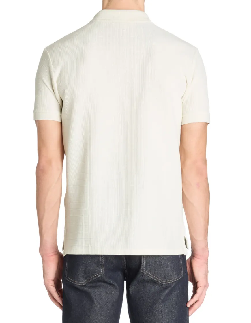 Celio Polo regular en coton stretch - beige^Homme Polos