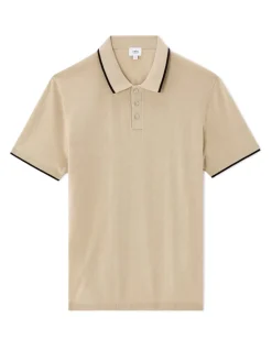 Celio Polo regular en jersey fantaisie - sand^Homme Polos