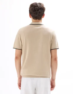 Celio Polo regular en jersey fantaisie - sand^Homme Polos