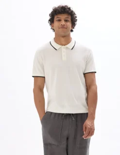 Celio Polo regular en jersey fantaisie - beige^Homme Polos