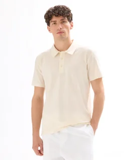 Celio Polo regular en jersey uni - beige^Homme Polos