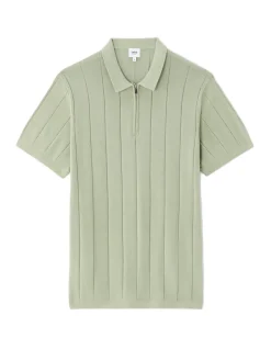 Celio Polo regular en maille col zippé -^Homme Polos