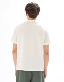 Celio Polo regular en maille gaufré - écru^Homme Polos