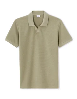 Celio Polo regular en maille gaufré -^Homme Polos
