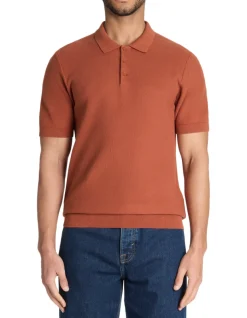 Celio Polo regular en maille texturée 100% coton -^Homme Polos