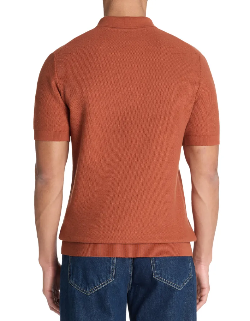 Celio Polo regular en maille texturée 100% coton -^Homme Polos