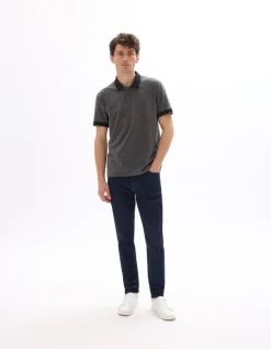 Celio Polo regular jersey en coton stretch -^Homme Polos